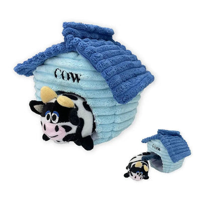 Petlou Cubbiez Interactive Tug & Toss Toy with Squeaker Fun 6" - Talis Us