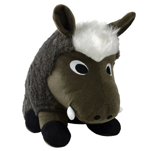 Petlou squeaky dog toys in the shape of a plush wild boar designed for fun and interactive play