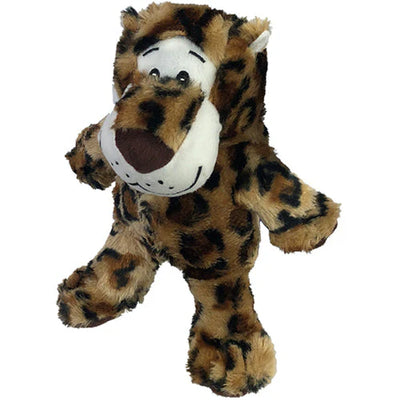 Petlou squeaky dog toys plush leopard design for interactive play and comfort