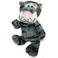 Petlou squeaky dog toys plush grey tiger for fun playtime entertainment
