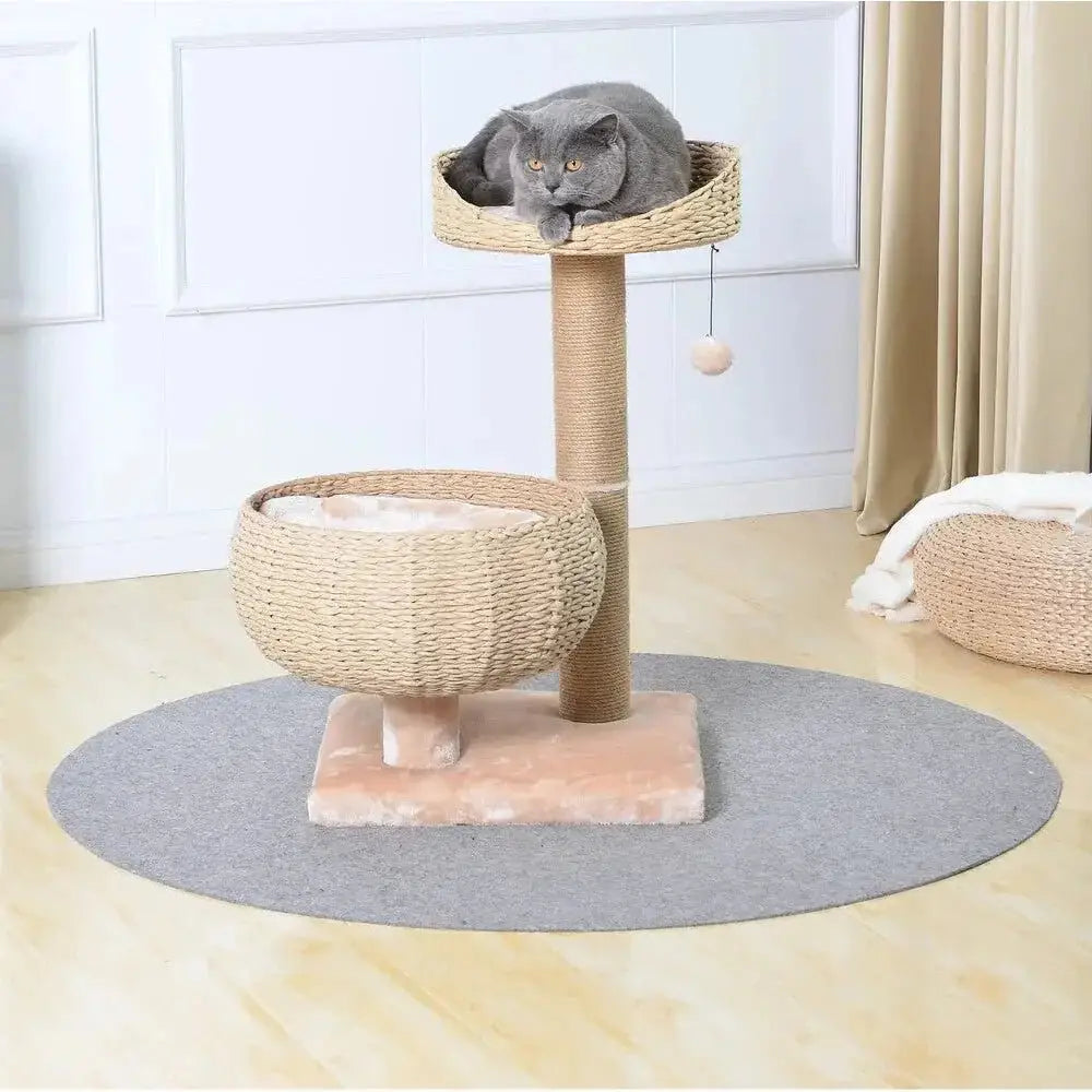 PetPals Cozy V2 Natural Style Cat Tree - Talis Us