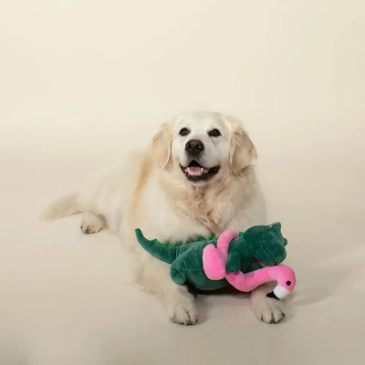 PetShop by Fringe Studio Flamingo Fun Large Plush Dog Toy - Talis Us