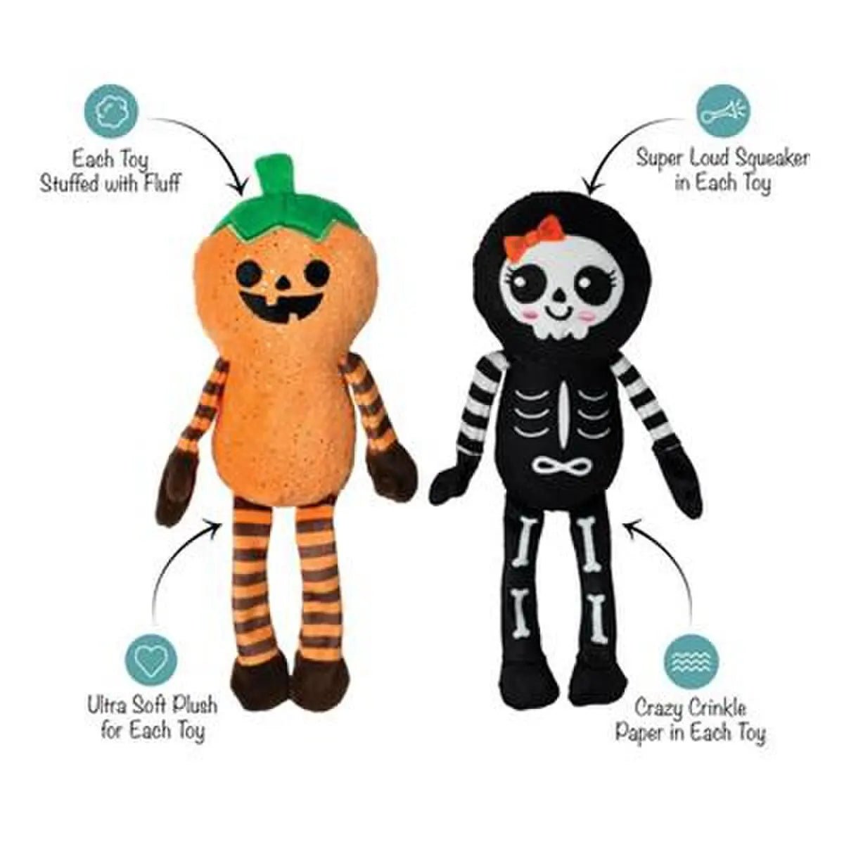PetShop by Fringe Studio Oh My Gourd Plush Dog Toy - Talis Us