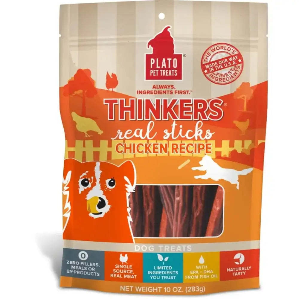 Plato Thinkers Chicken Dog Treats Plato