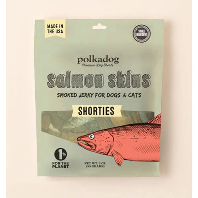 Polkadog Salmon Skin Jerky Dog Treats 3 oz - Talis Us