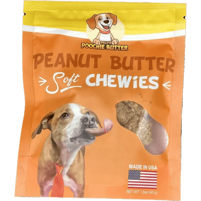 Poochie Butter Baked Dog Treat Soft Chewie Collection 1.5oz - Talis Us