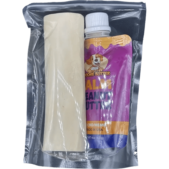 Poochie Butter Calm Pb Squeeze Pack & Marrow Bone Dog Treats - Talis Us