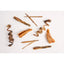 Pork dog treats variety pack featuring different shapes and textures for healthy snacking