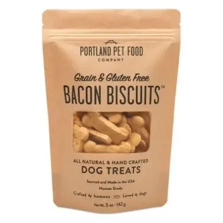 Portland Pet Food Company Bacon Biscuits Grain - Free & Gluten - Free Dog Treats 5oz - Talis Us