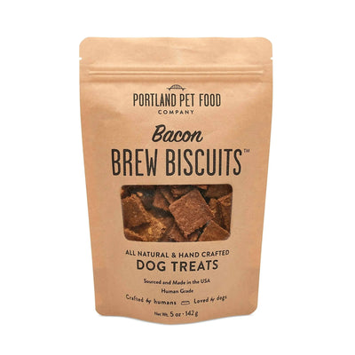 Portland Pet Food Company Bacon Brew Biscuits Dog Treats 5oz - Talis Us
