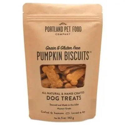 Portland Pet Food Company Pumpkin Biscuits Grain - Free & Gluten - Free Dog Treats 5oz - Talis Us