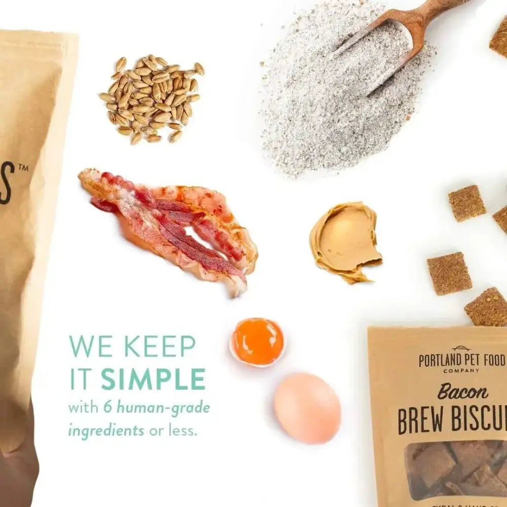 Portland Pet Food Company Pumpkin Brew Biscuits Dog Treats 5oz - Talis Us