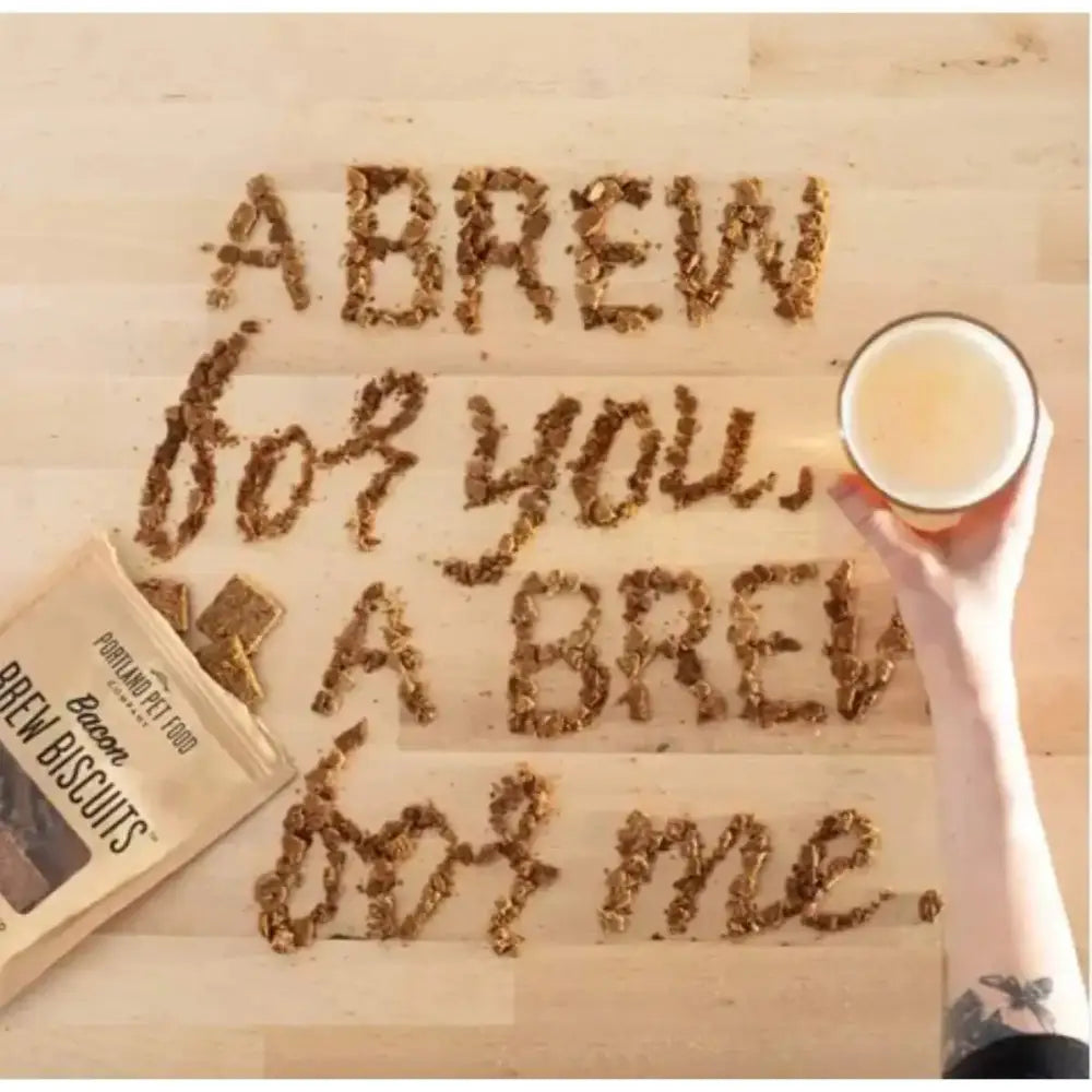 Portland Pet Food Company Pumpkin Brew Biscuits Dog Treats 5oz - Talis Us