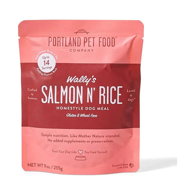Portland Pet Food Company Wally's Salmon N' Rice Homestyle Wet Dog Food - Talis Us