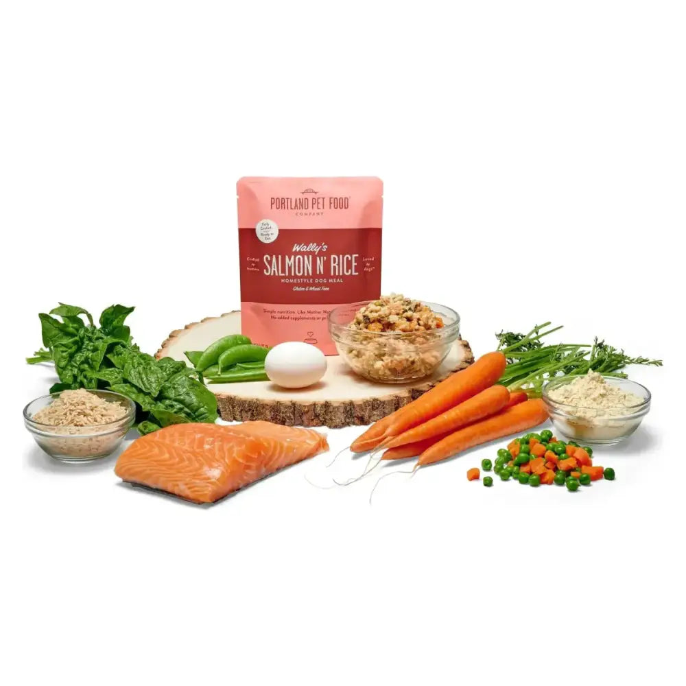 Portland Pet Food Company Wally's Salmon N' Rice Homestyle Wet Dog Food - Talis Us