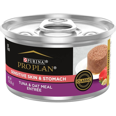 Pro Plan Sensitive Skin & Stomach Grain Free Arctic Char Entree Adult Wet Cat Food 24 / 3 oz - Talis Us