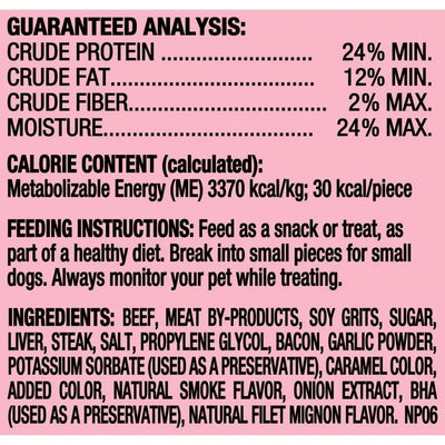 Pup - Peroni Filet Mignon & Bacon Flavor Dog Treats 5.6 oz - Talis Us