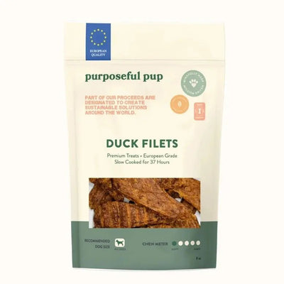 Purposeful Pup Treats Duck Jerky Dog Treats 8oz - Talis Us