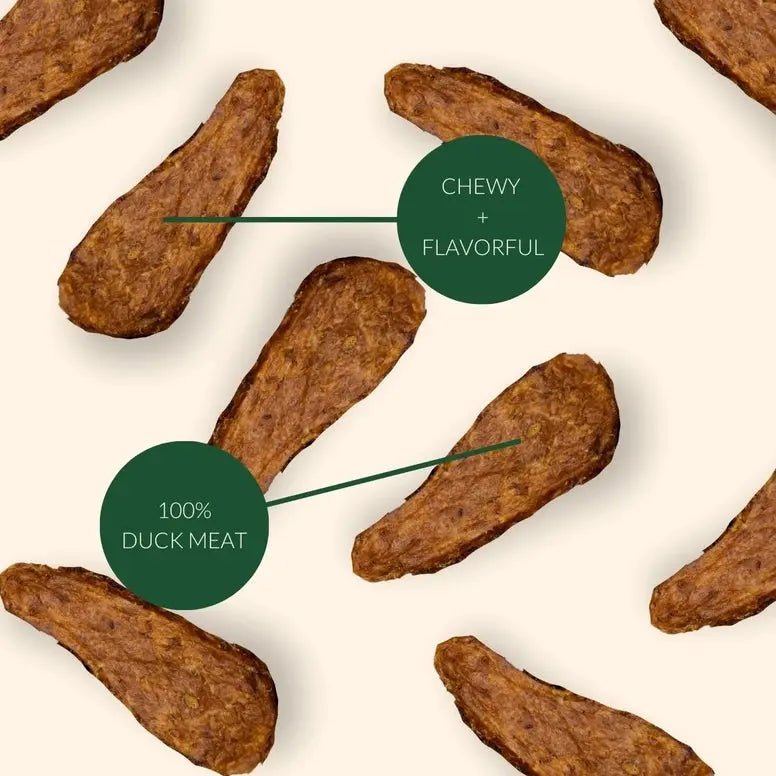 Purposeful Pup Treats Duck Jerky Dog Treats 8oz - Talis Us
