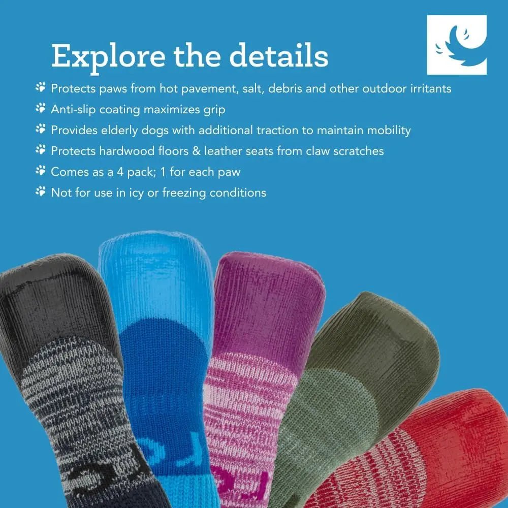 RC Pet Products Sporty PAWks Anti - Slip, Stylish, Functional, Protective Dog Socks - Talis Us