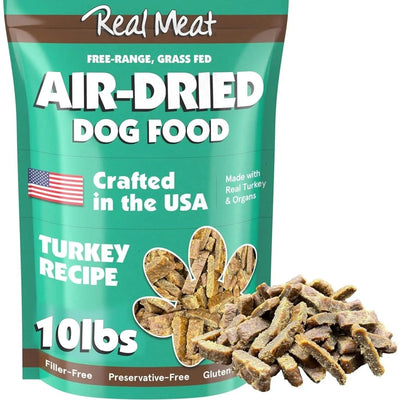 Real Meat Air Dried Cage - Free Turkey Dog Food 10lb - Talis Us