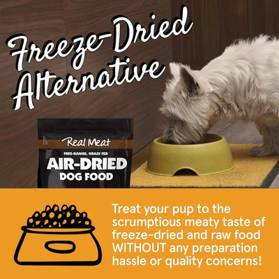 Real Meat Air Dried Grass - Fed Venison Dog Food 5lb - Talis Us