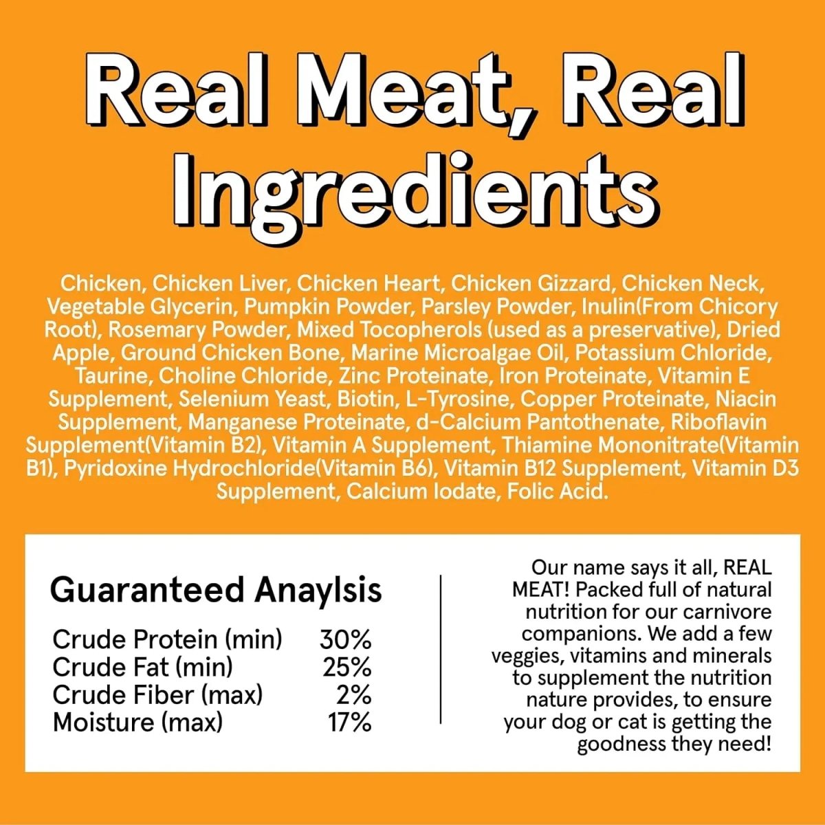 Real Meat Air Dried USA Chicken Dog Food - Talis Us