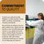 Redbarn Commitment to Quality with lab technician ensuring grain free dry dog food safety standards