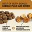 Redbarn Grain Free Dry Dog Food featuring crunchy kibble and protein-packed air dried bits