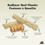 Redbarn Pet Products Glazed Beef Cheek Roll Dog Treat Redbarn