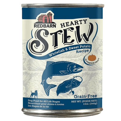 Redbarn Pet Products Hearty Stew All Life Stages Whitefish & Sweet Potato Wet Dog Food 12ea/12 oz - Talis Us