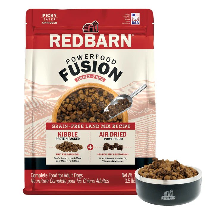 Redbarn Pet Products Powerfood Fusion Grain - Free Land Mix Dry Dog Food - Talis Us