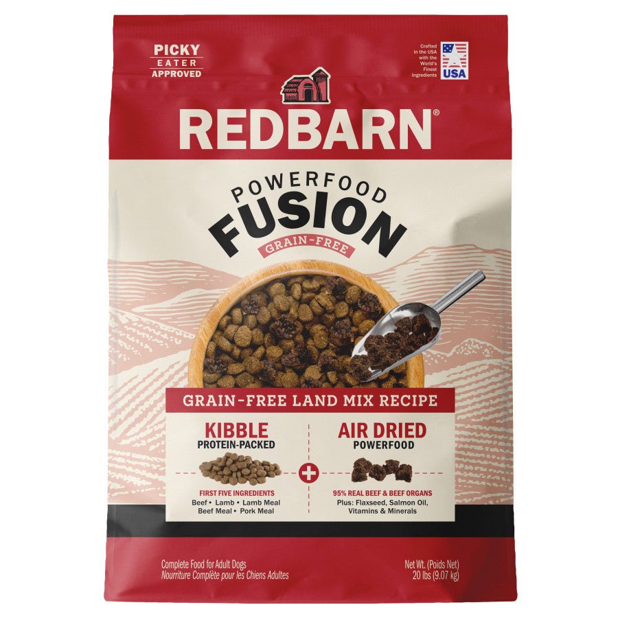 Redbarn Pet Products Powerfood Fusion Grain - Free Land Mix Dry Dog Food - Talis Us