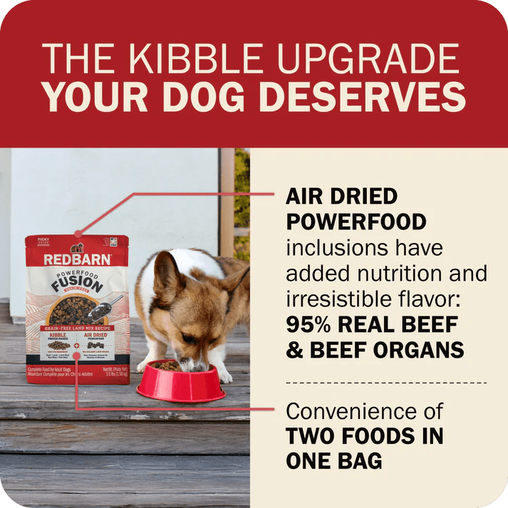 Redbarn Pet Products Powerfood Fusion Grain - Free Land Mix Dry Dog Food - Talis Us