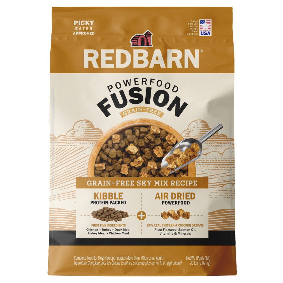 Redbarn Pet Products Powerfood Fusion Grain - Free Sky Mix Dry Dog Food - Talis Us