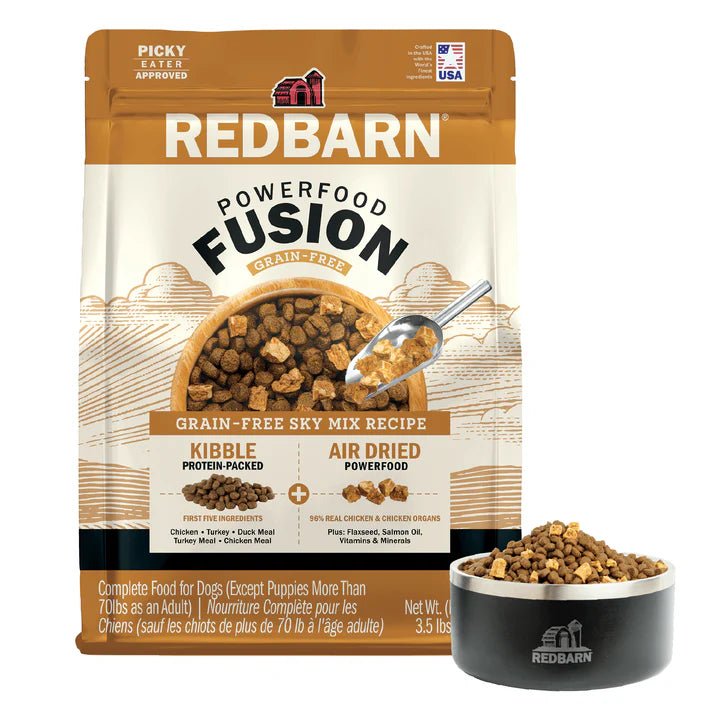 Redbarn Pet Products Powerfood Fusion Grain - Free Sky Mix Dry Dog Food - Talis Us