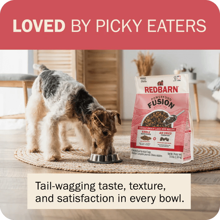 Redbarn Pet Products Powerfood Fusion Whole Grain Land Mix Beef Recipe Dry Dog Food - Talis Us