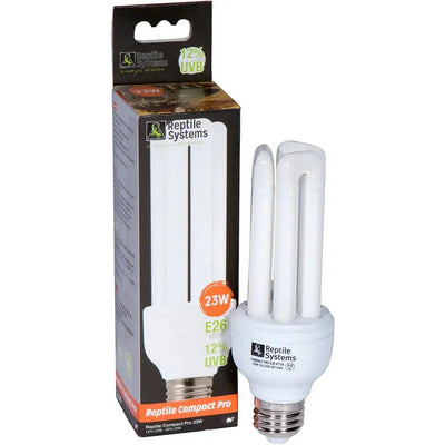 Reptile Systems Desert Compact Pro Basking Lamp 12% UVB Bulb - Talis Us