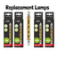 Reptile Systems infrared reptile heat bulb replacement options ranging from 50W to 400W for habitat heating