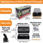 Reptile Systems Eco Gold Infrared Reptile Heat Lamp with reflector unit and mounting components