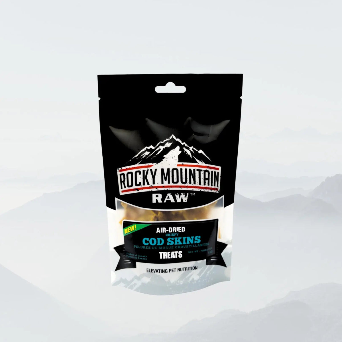 Rocky Mountain Raw Air Dried Cod Skins Pet Treats 1.94 oz - Talis Us