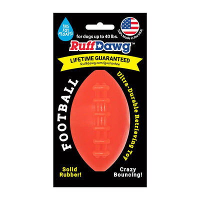 Ruff Dawg Football Tough Rubber Dog Chew Toy - Talis Us