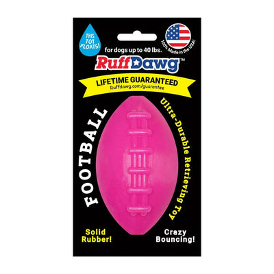 Ruff Dawg Football Tough Rubber Dog Chew Toy - Talis Us