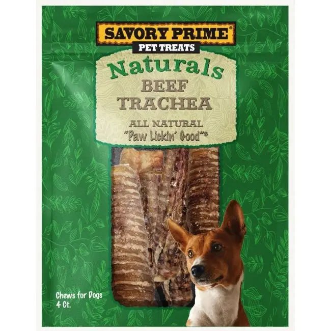 Savory Prime Naturals Beef Trachea Dog Treats - Talis Us