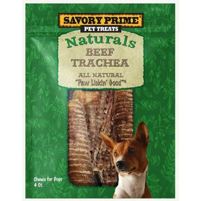 Savory Prime Naturals Beef Trachea Dog Treats - Talis Us