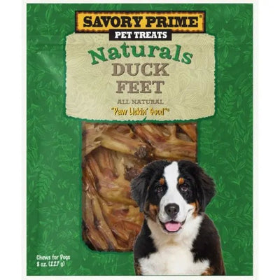 Savory Prime Naturals Duck Feet The Ultimate Chewing Treat for Your Dog 8 oz - Talis Us