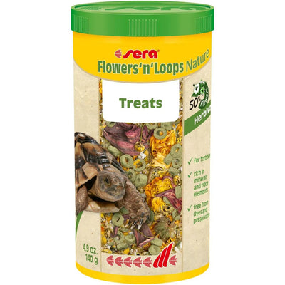 sera Flowers'n'Loops Nature Tortoise Food 4.9 Oz. sera