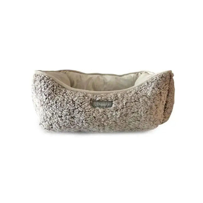 Shaggy Beige Reversible Cuddler Pet Bed Nandog Pet Gear WP