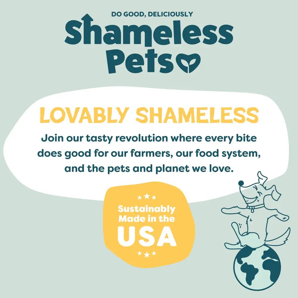 Shameless Pets Peanut Butter Split Peanut Butter & Yogurt Flavor Crunchy Dog Treats 10oz - Talis Us