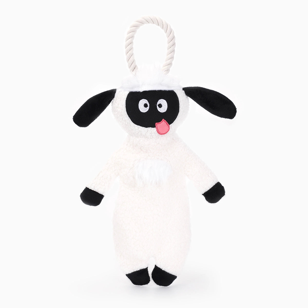 Hugsmart Pet sheep dog rope toy designed for interactive play and chewing fun